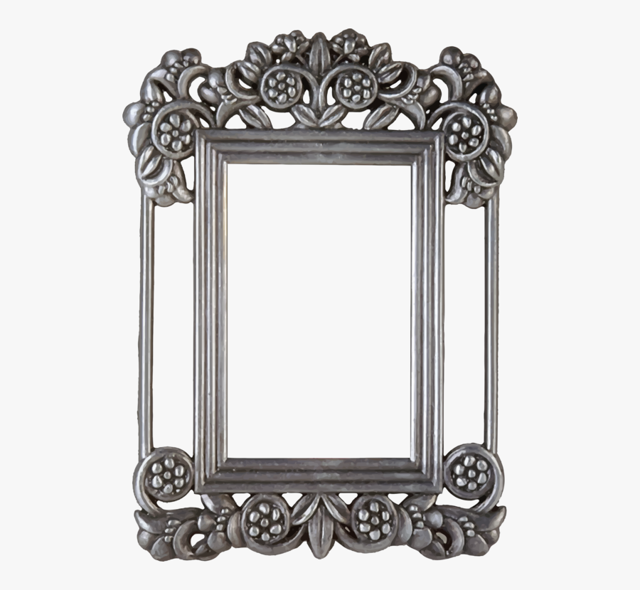 Picture Frame,silver,mirror - Png Photo Frame Hd, Transparent Clipart