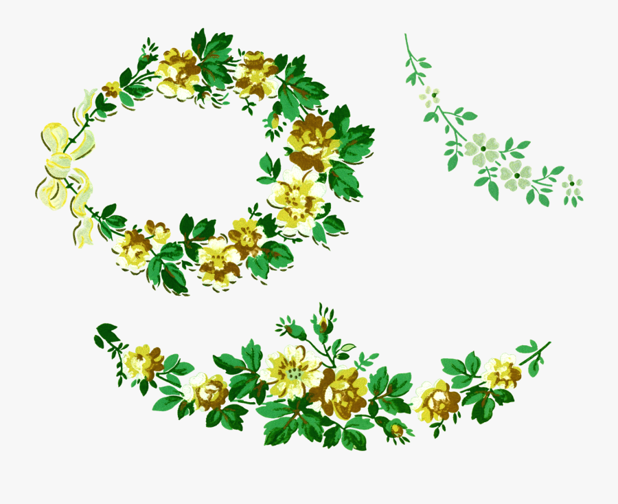 Floral Swag Bw - Lily Family, Transparent Clipart