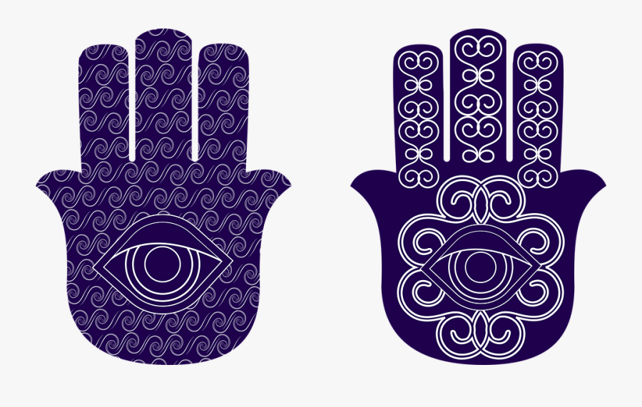 Graphic Evil Eye Hand Of Fatima Nazar Drisht - Fatima's Hand Png, Transparent Clipart