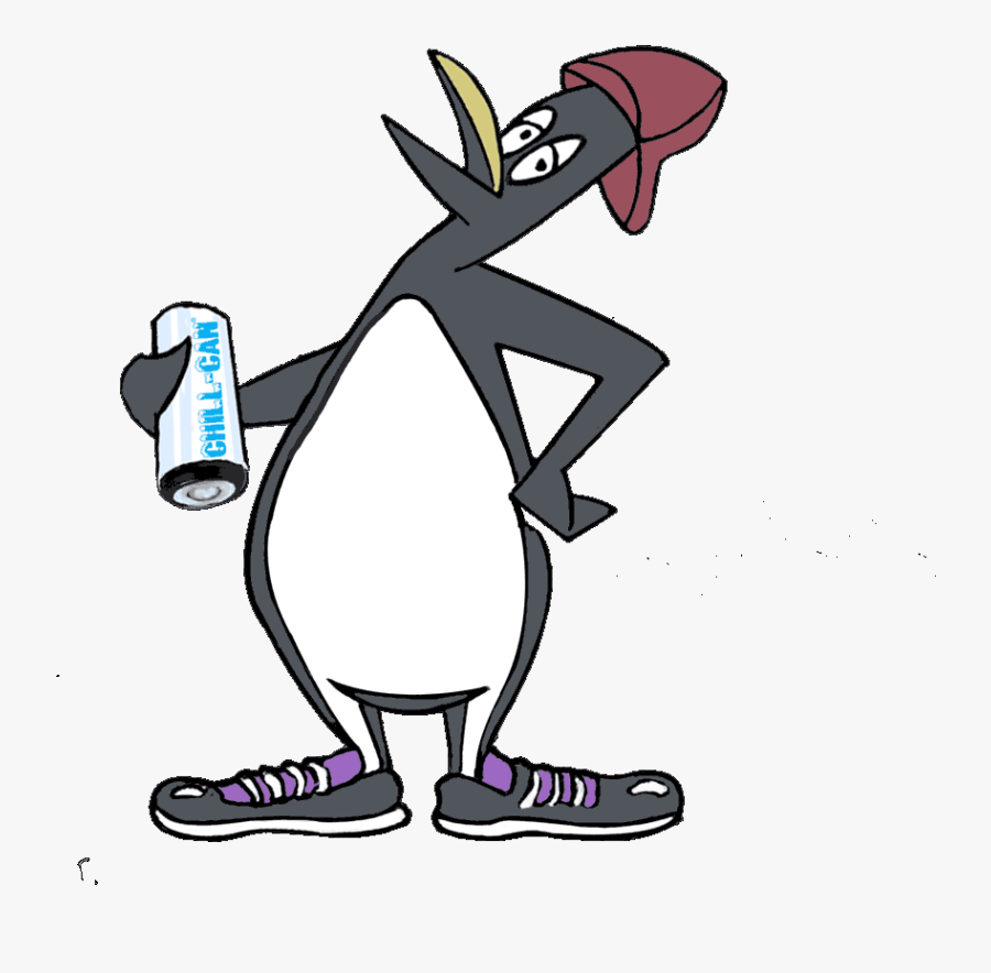 Penguin Right Side - Cartoon, Transparent Clipart