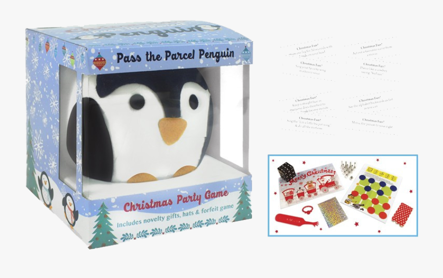 Transparent Christmas Penguin Png - Asda Pass The Parcel Penguin, Transparent Clipart
