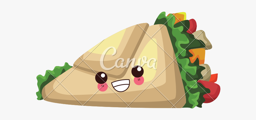 Clip Art Mexican Food Cute Icons - Cartoon Burrito Png Transparent, Transparent Clipart