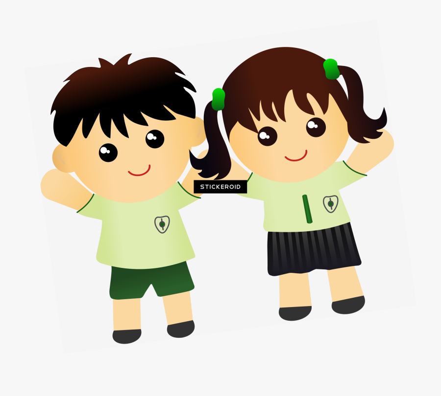 Clip Art Boy And Girl - Boy And Girl Png, Transparent Clipart