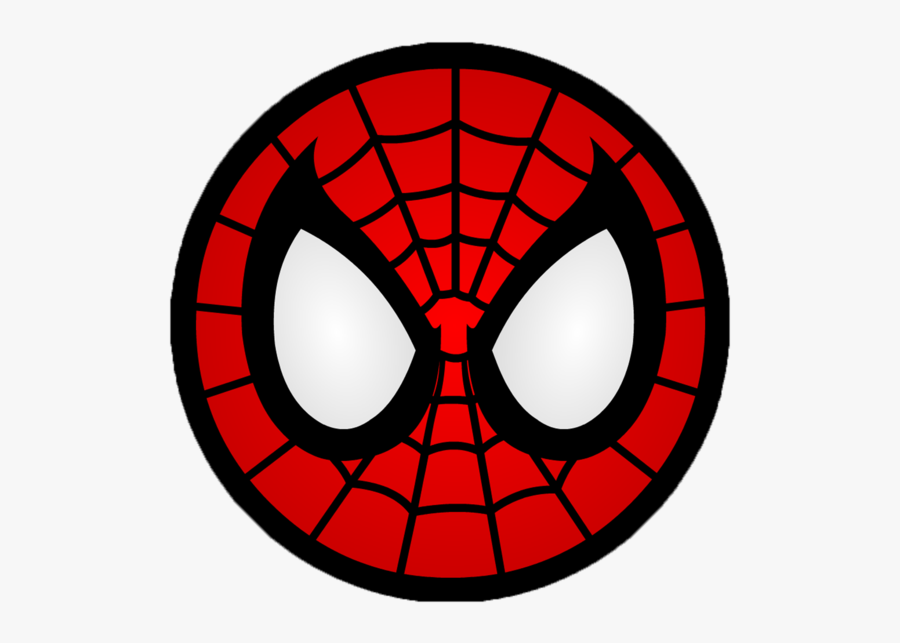 Spiderman Logo, Transparent Clipart