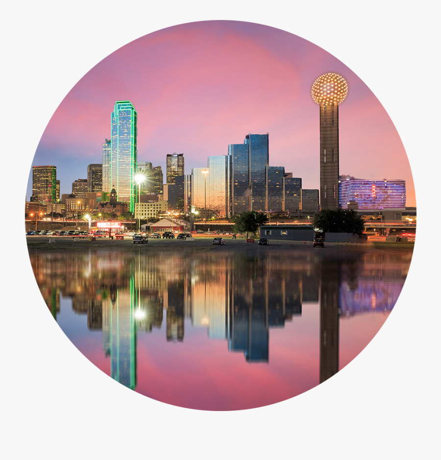 Clip Art Dallas Cityscape - Dallas Skyline Linkedin Background, Transparent Clipart