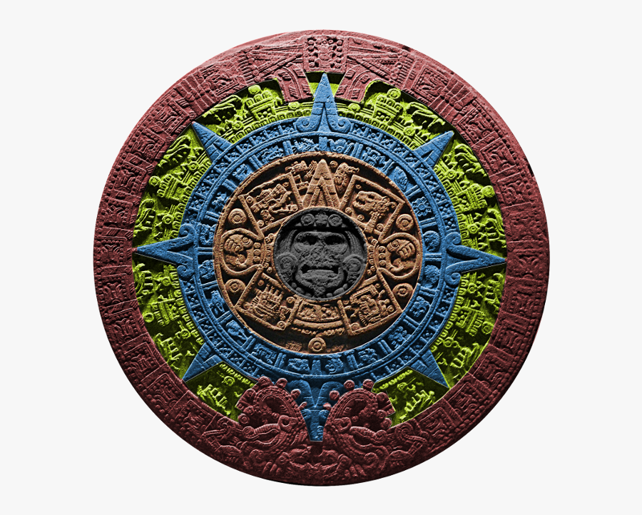 Aztecs Calendar, Transparent Clipart