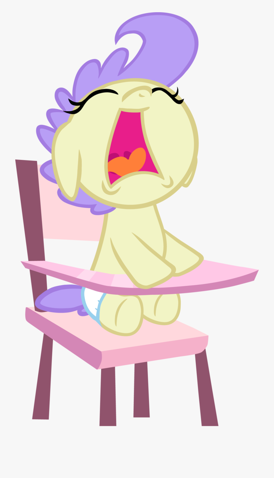 Andreavalentina991, Baby, Baby Pony, Cream Puff, Crying, - Mlp Flurry Heart And Cream Puff, Transparent Clipart