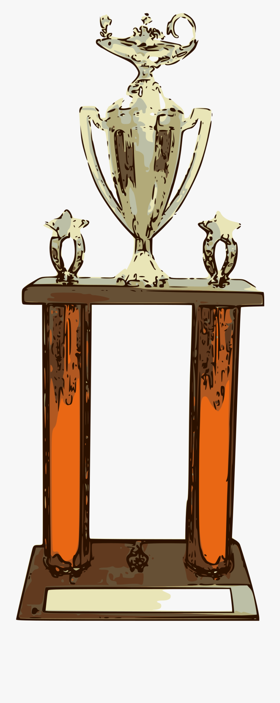 Trophy Not Shiny Clip Arts - Trophy, Transparent Clipart