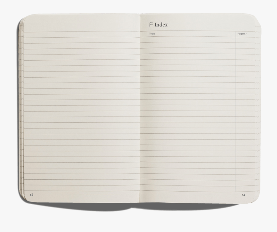 Picture Of A Notebook - Inside Notebook Png, Transparent Clipart