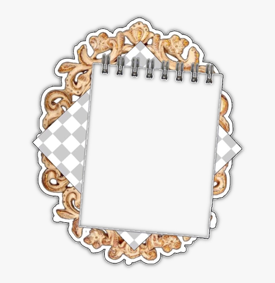 #mirror #frame #transparent #page #notebook #overlay - Transparent Notebook Paper Frame, Transparent Clipart