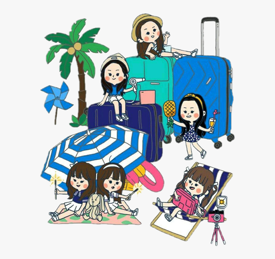 Kpop Gfriend Kpopchibi Kpopgfriend - Gfriend Q 版圖, Transparent Clipart