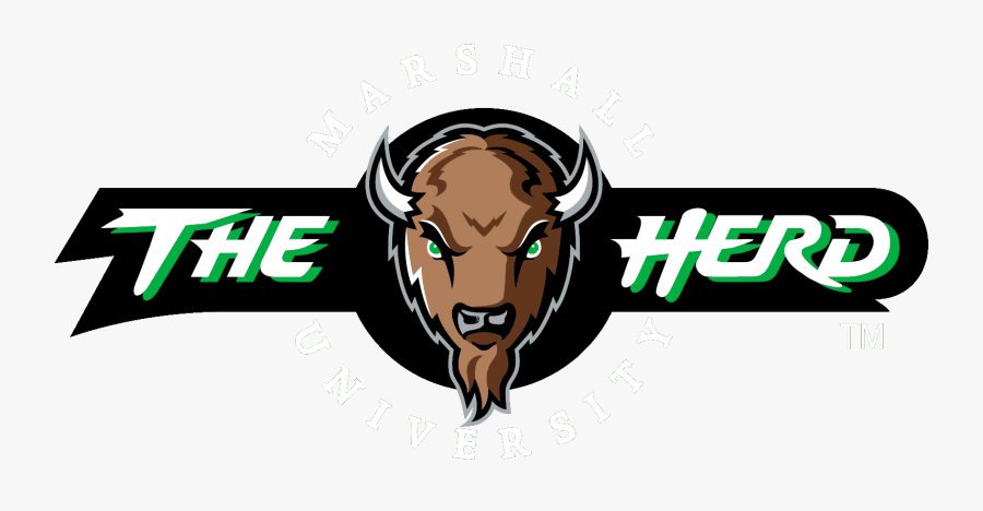 Primary Alternate Badge - Marshall Thundering Herd Football, Transparent Clipart