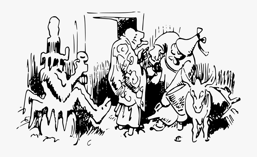 W Busch Der Haarbeutel 7e - Cartoon, Transparent Clipart