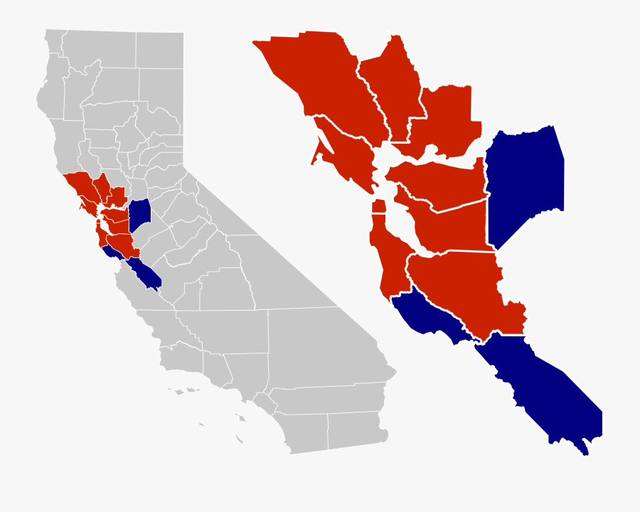 Map Of Sacramento Area Lovely San Francisco Bay Area - California Bay Area, Transparent Clipart