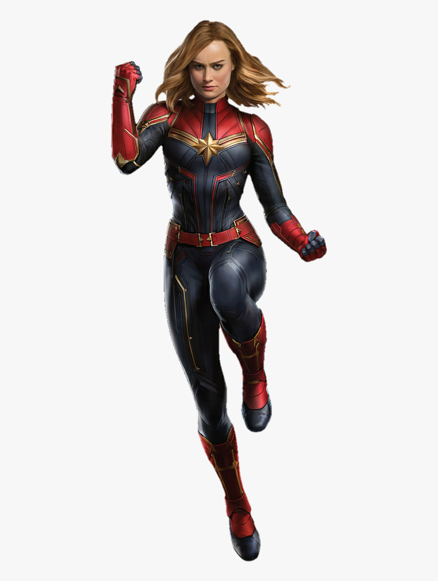 Captain Marvel Png Transparent Image - Captain Marvel Cutout, Transparent Clipart