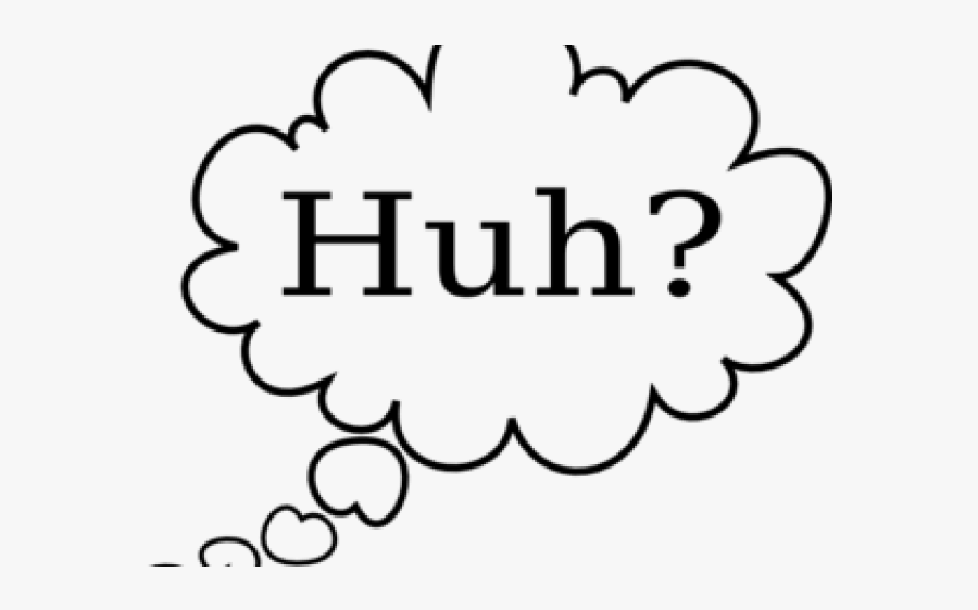 Transparent Background Thinking Bubble, Transparent Clipart
