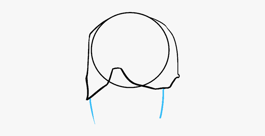 How To Draw Captain America In A Few Easy Steps Easy - Sketch, Transparent Clipart