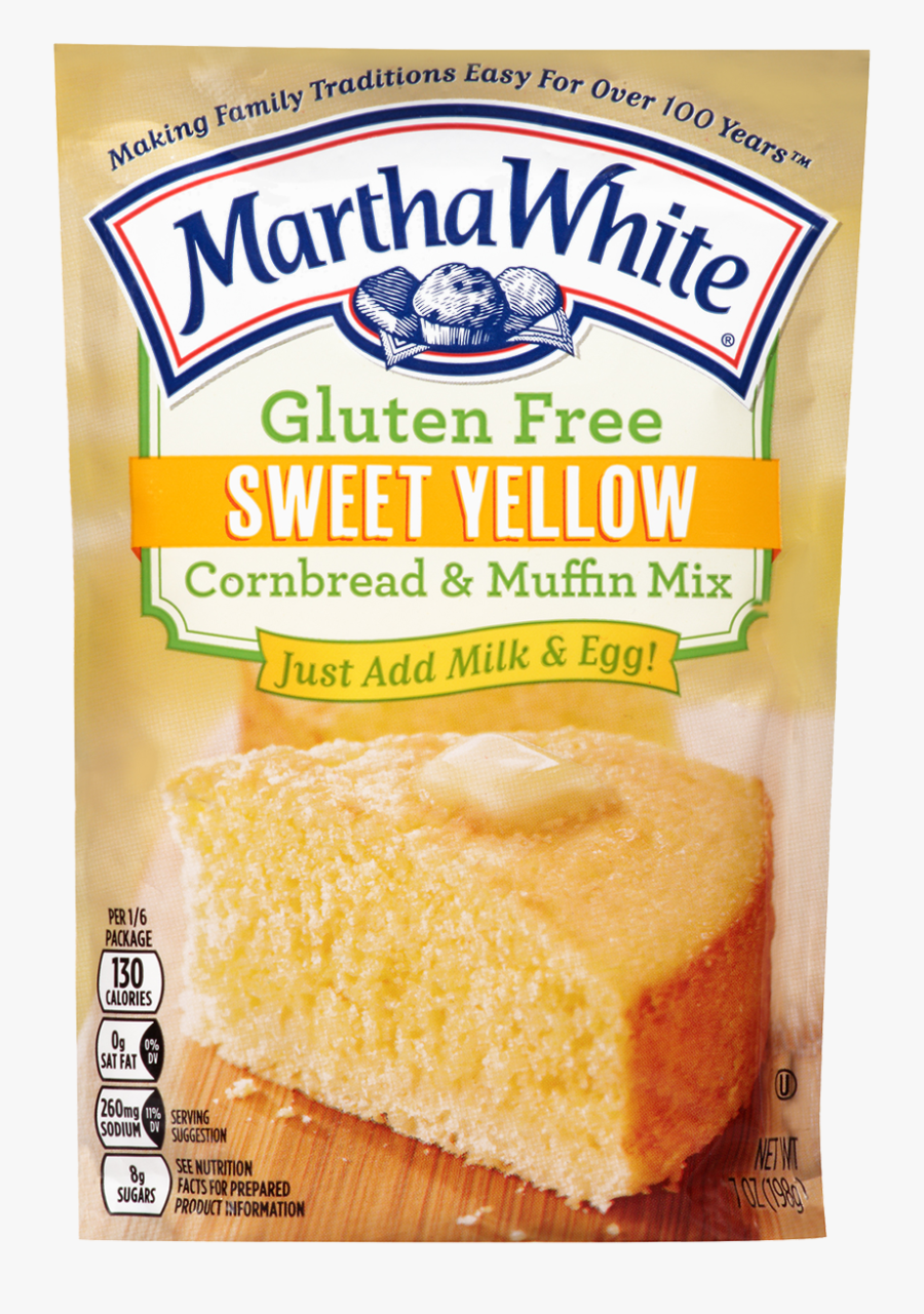 Martha White Gluten Free Sweet Cornbread Muffin Mix, Transparent Clipart