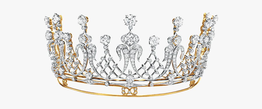 #crown #gold #platinum #silver #royal #queen #princess - Elizabeth Taylor Tiara, Transparent Clipart