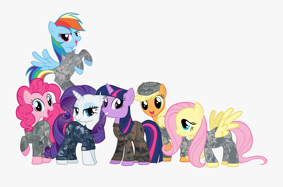 Navy Clipart Military Power - My Little Pony Friendship, Transparent Clipart
