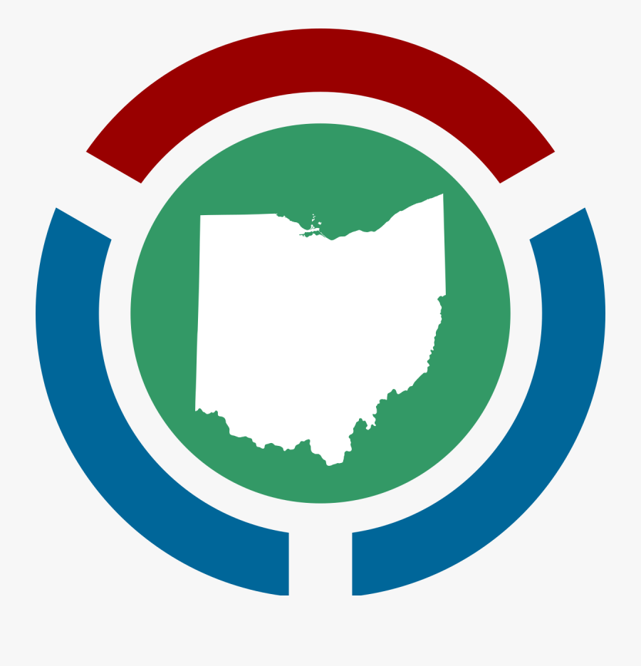 Map Of Ohio Counties - Books Png For Logo, Transparent Clipart