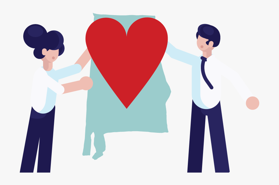 Two People Forming A Nonprofit In Alabama - Nonprofit Organization, Transparent Clipart