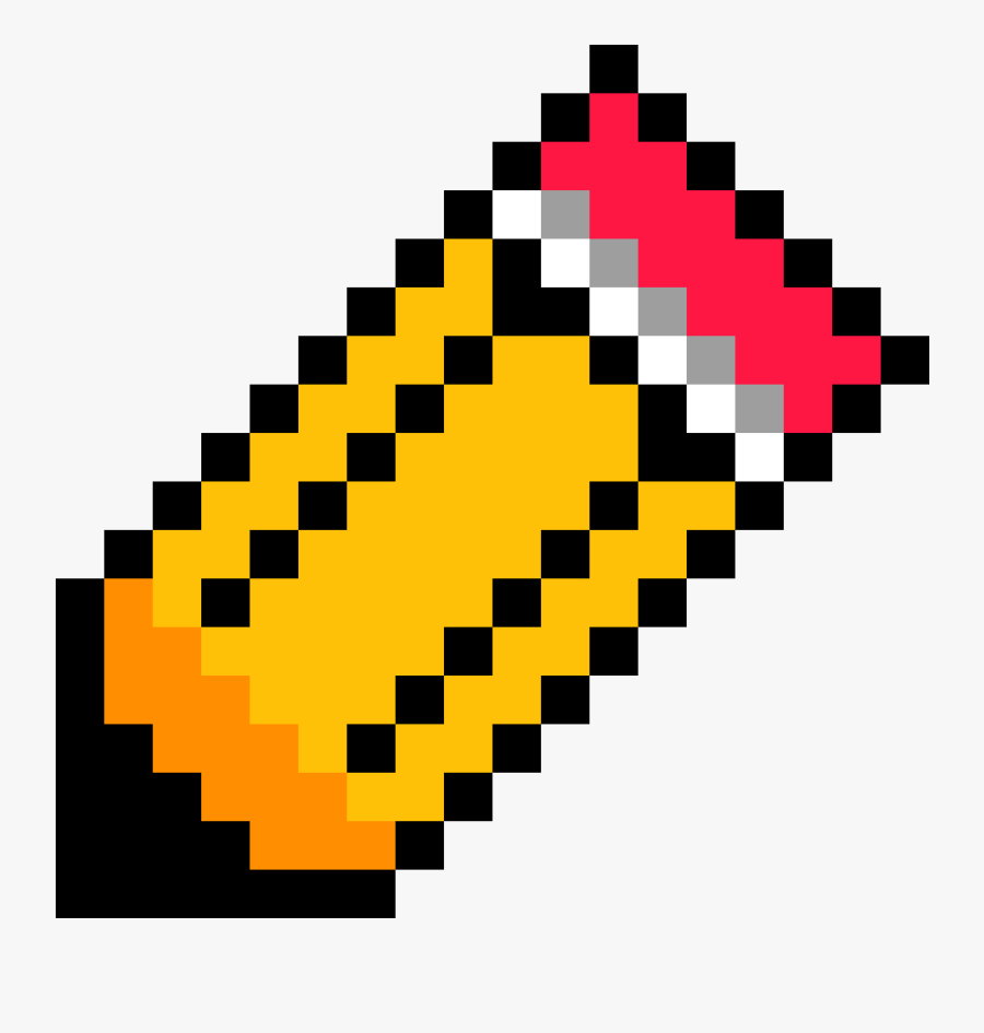 Pixel Art Mario Star - Dollar Pixel Art, Transparent Clipart