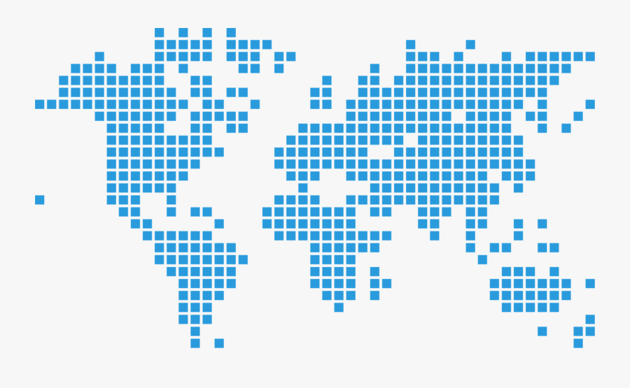 Tile Vector Tiling - World Map Dot Transparent, Transparent Clipart