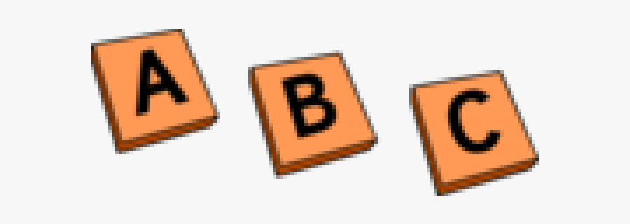 Letter Tiles Cliparts - Alphabet Letter Tiles Clipart, Transparent Clipart