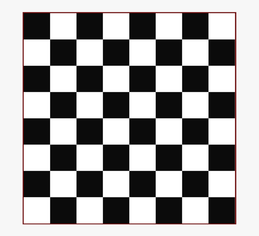 Tile Check Draughts Chess Mosaic - Checkers Black And White, Transparent Clipart