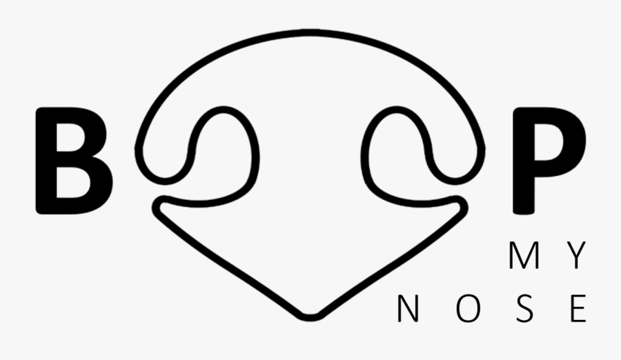 Boop My Nose Dog Snoot - Boop My Nose Logo, Transparent Clipart