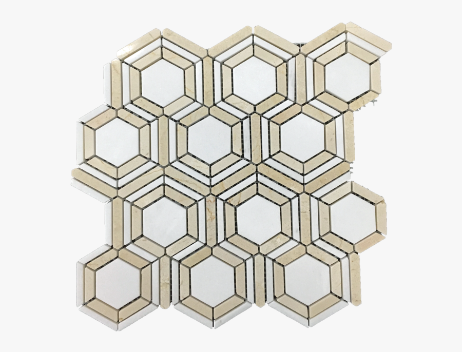 Kaleidoscope White Thassos With - Tile, Transparent Clipart