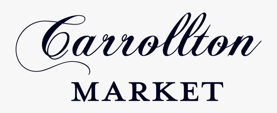 Carrollton Market - Calligraphy, Transparent Clipart