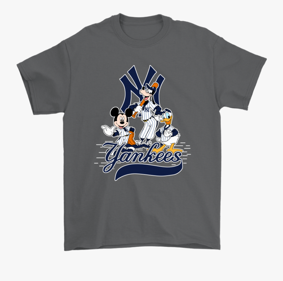 New York Yankees Mickey Donald And Goofy Baseball Shirts - Supreme Son Goku Shirt, Transparent Clipart
