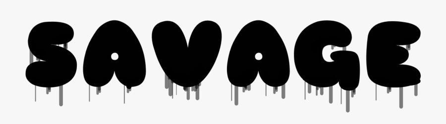 #sticker #savage #drip Follow Me If You Use This Sticker - Silhouette, Transparent Clipart