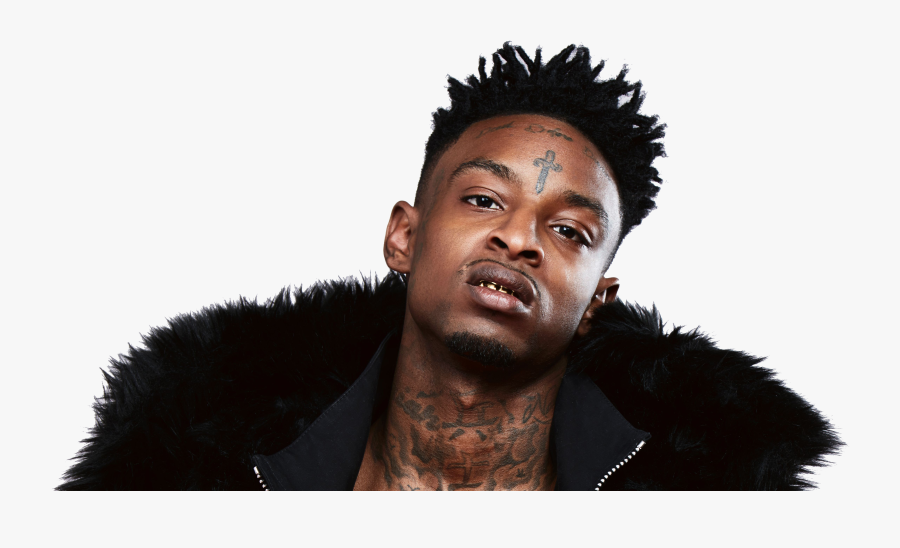 21 Savage Png - 21 Savage Neck Tattoos, Transparent Clipart