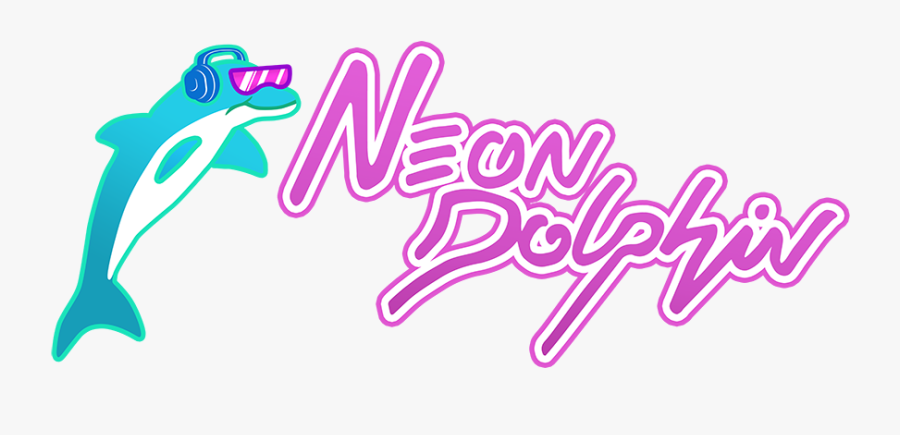 Dungeons Doritos Neon Dolphin, Transparent Clipart