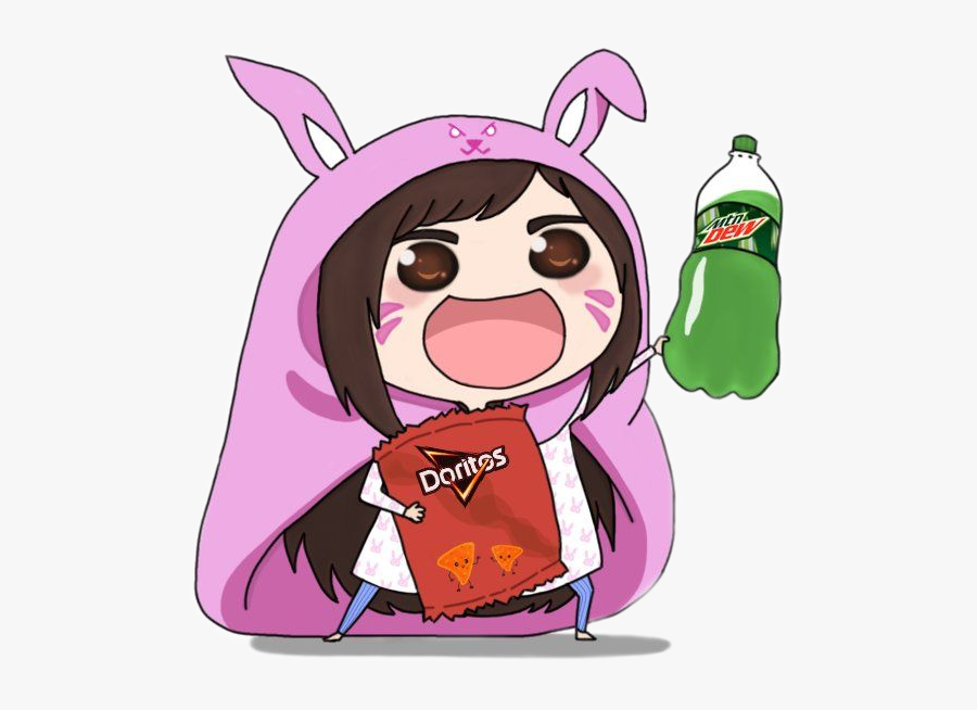 Va Feat Doritos 😎✨ - Dva Doritos And Mountain Dew, Transparent Clipart