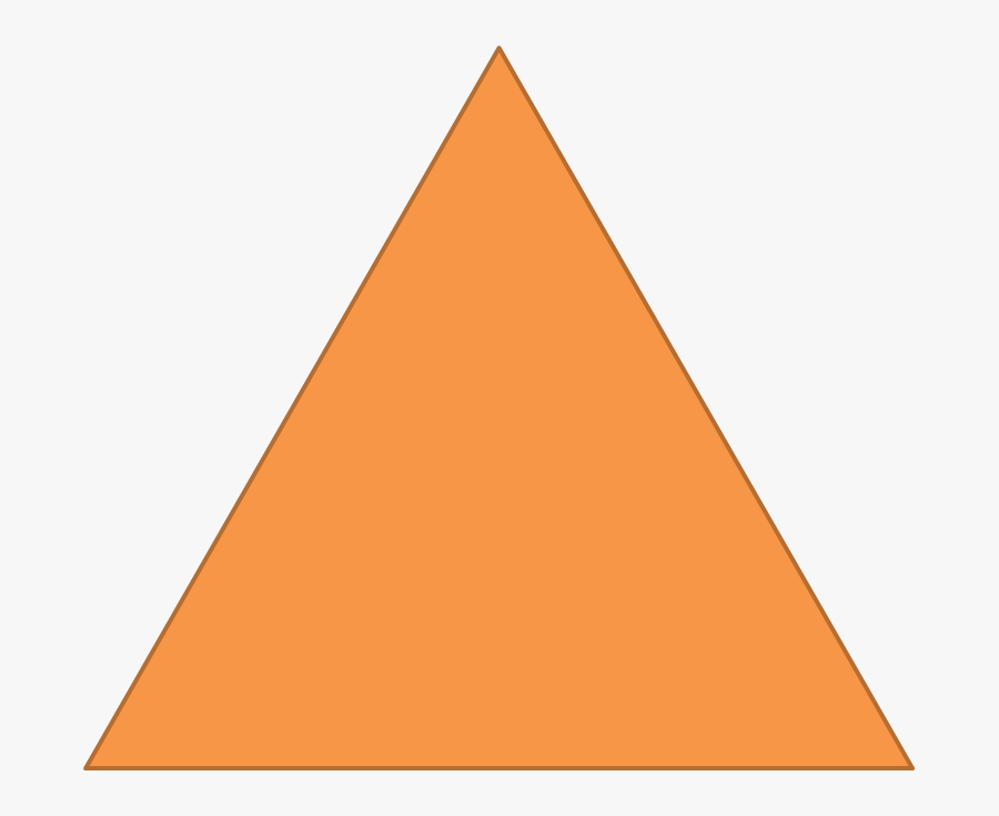 Orange Triangle Clipart , Png Download - Orange Triangle, Transparent Clipart