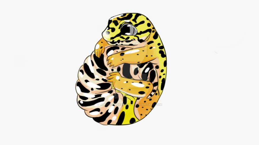 Chibi Leopard Gecko Png, Transparent Clipart