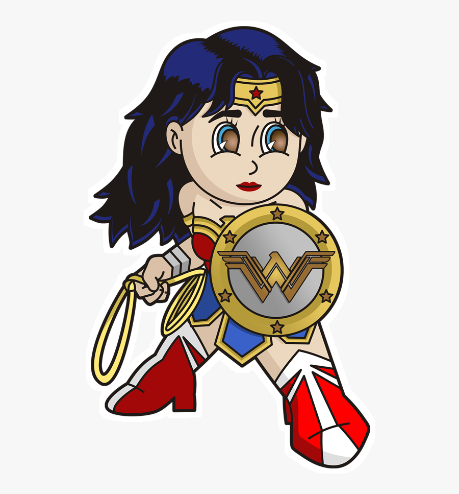 Png Mulher Maravilha Em Desenho, Transparent Clipart