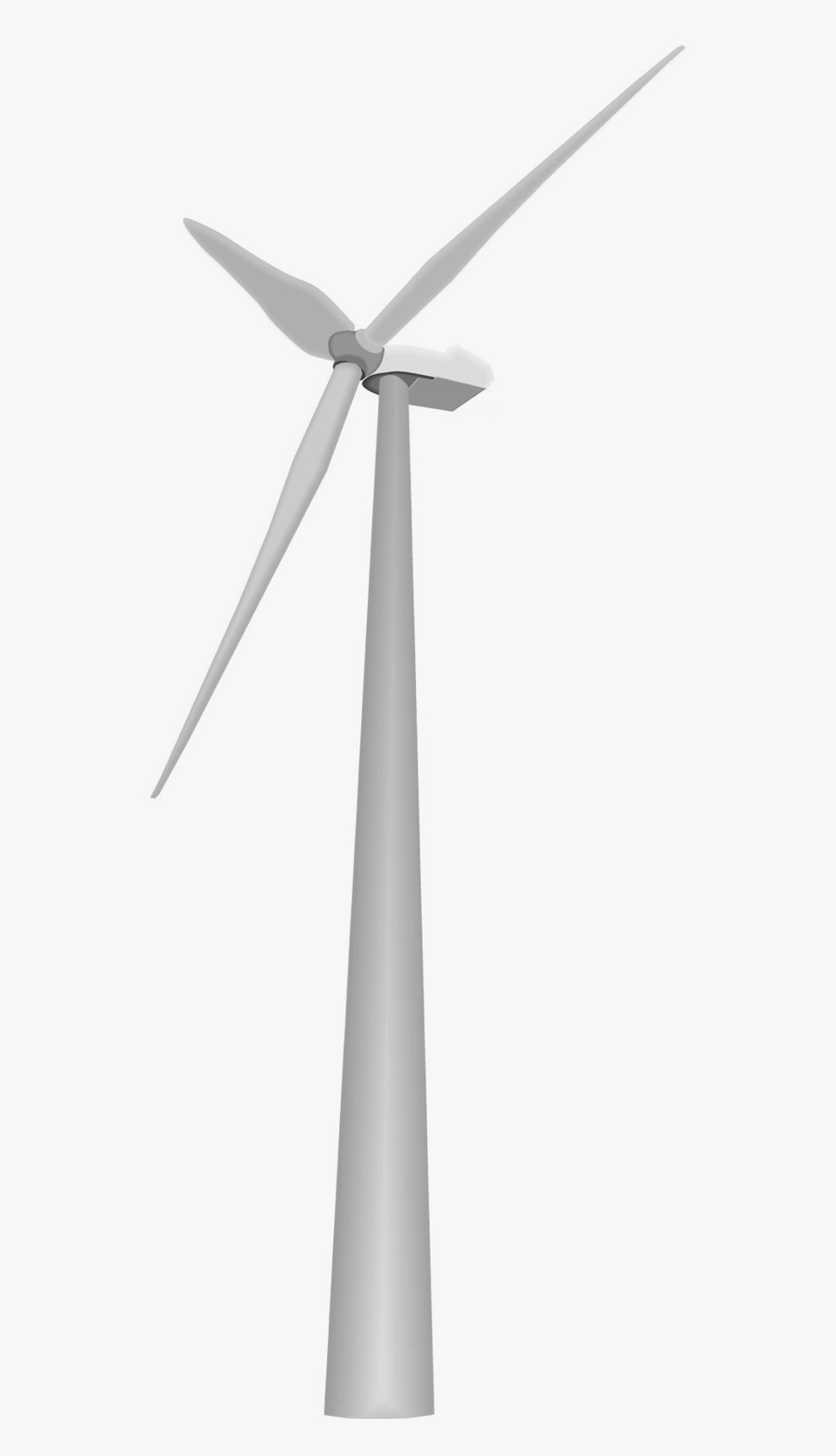 Transparent Wind Turbine Icon Png - Wind Turbine Drawing, Transparent Clipart