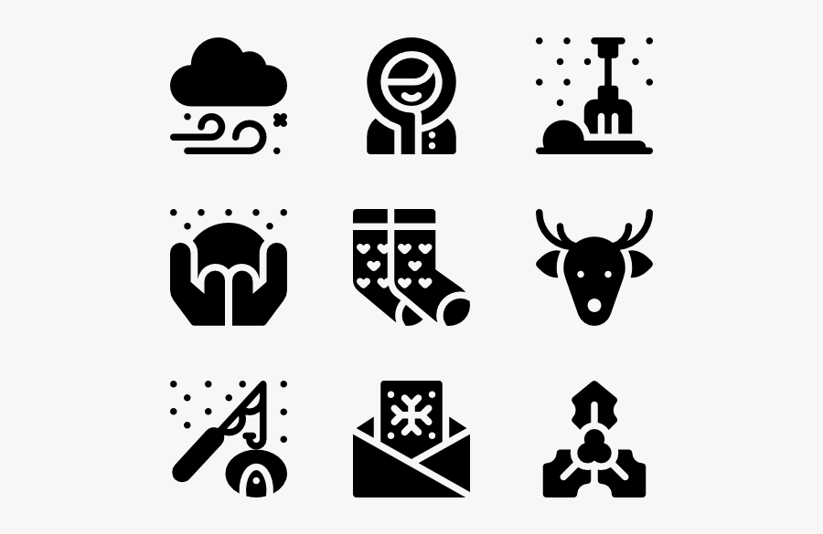 Winter - Augmented Reality Icon Vector, Transparent Clipart
