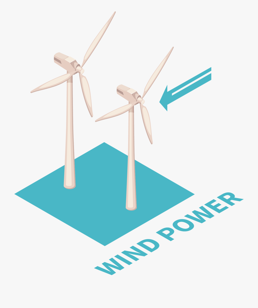 Transparent Wind Turbine Icon Png - Wind Turbine, Transparent Clipart