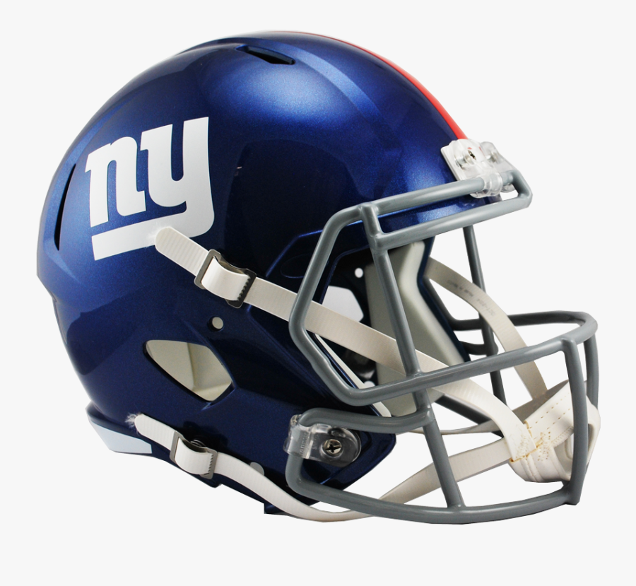New York Giants Speed Replica Helmet - New York Giants Helmet, Transparent Clipart