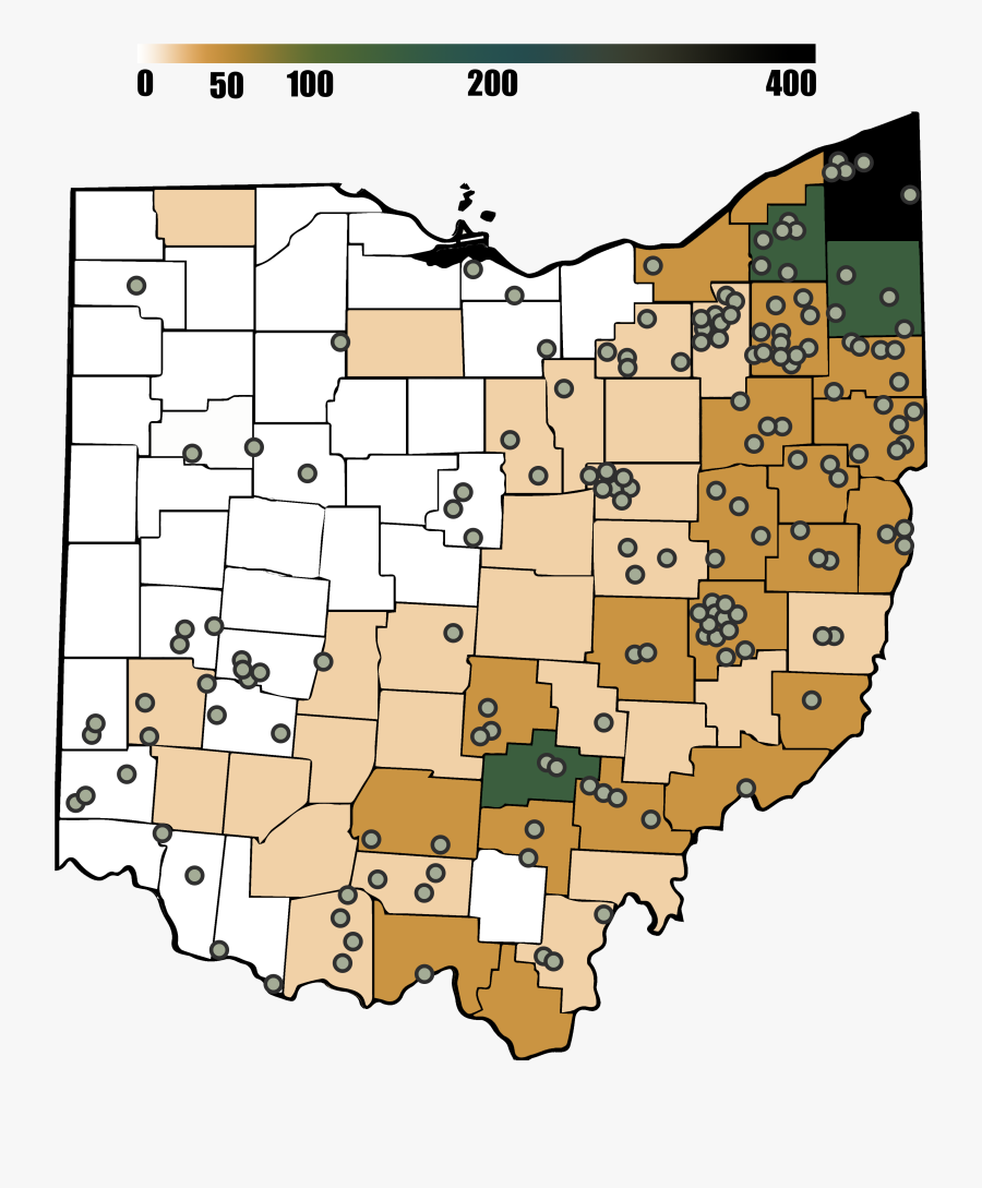 Bigfoot Sightings 2019 Map, Transparent Clipart
