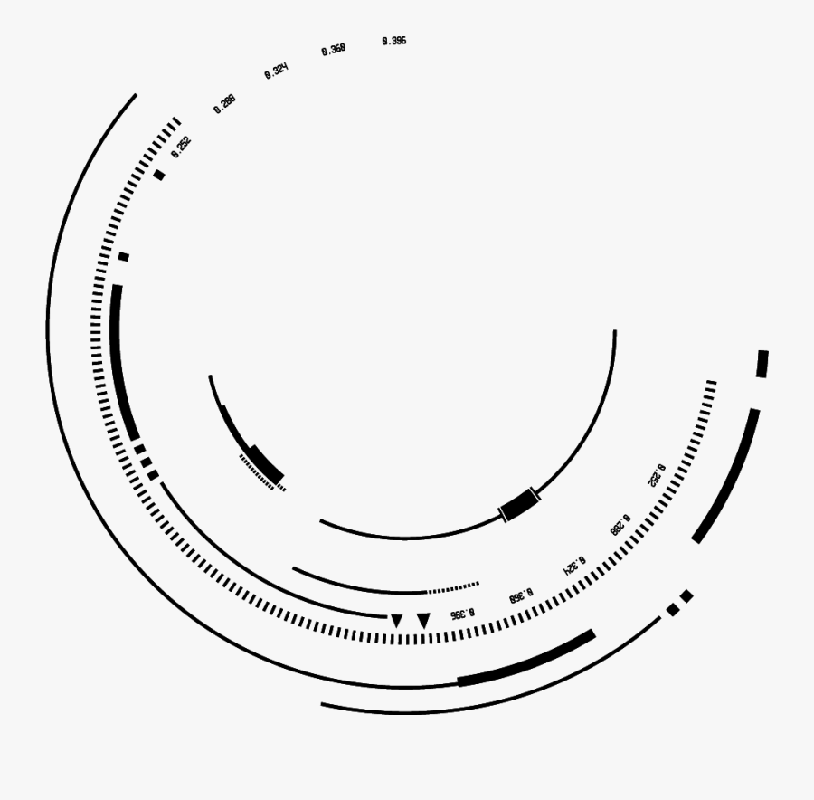 Sense Of Technological Lines Psd Creative Material,geometric - Lines Circle Clip Art, Transparent Clipart