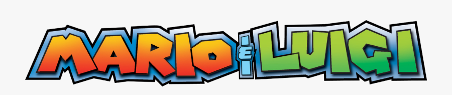 Mario And Luigi Series Logo, Transparent Clipart