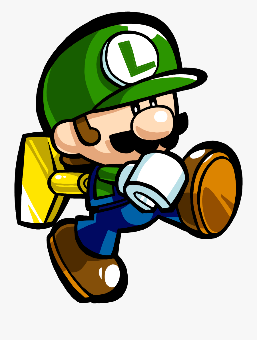 Luigi Clipart Mini - Donkey Kong Y Luigi, Transparent Clipart