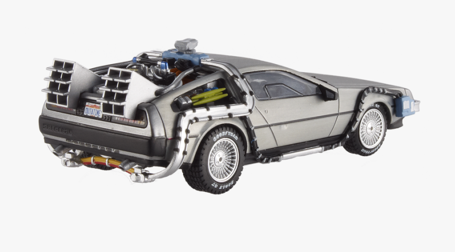 Delorean Clipart Black And White - Delorean Back To The Future Png, Transparent Clipart